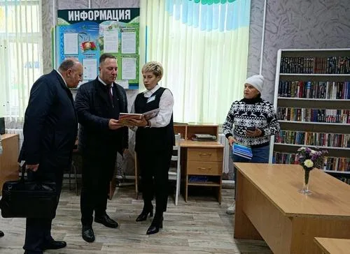О.В.Цилько в филиале "Солтановская сельская библиотека"