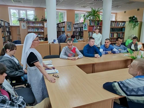 Встреча с сестрой милосердия